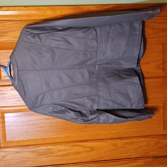 JOUJOU Women's Petite Plus Size Grey Jacket - Picture 9 of 15